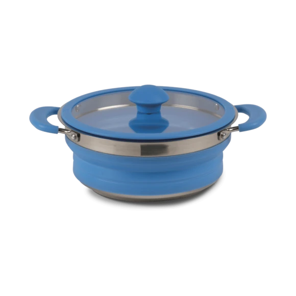 Kampa Collapsible Saucepan 1.5LTR (Blue) 1 Kampa Collapsible Saucepan 1.5LTR (Blue)
