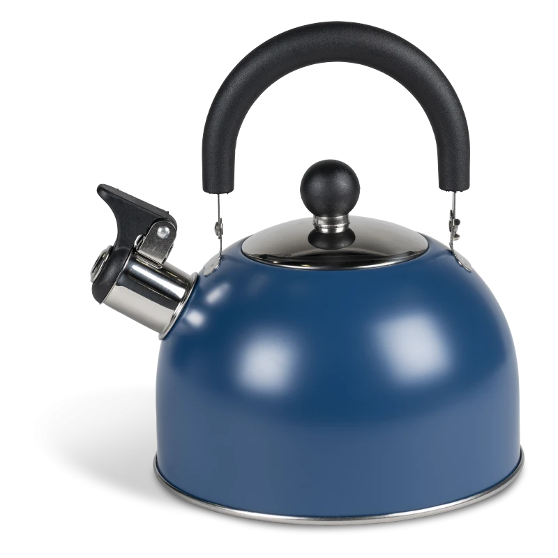 Kampa 2 Ltr Brew Stainless Steel Whistling Kettle 1 Kampa 2 Ltr Brew Stainless Steel Whistling Kettle