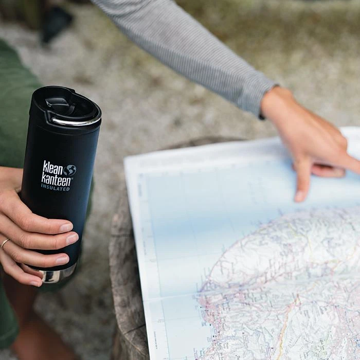 Klean Kanteen Insulated TK Wide With Café Cap 473ml - Brushed Steel 2 Klean Kanteen Insulated TK Wide With Café Cap 473ml - Brushed Steel - Image 2