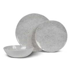 Kampa Natural Stone 12 Piece Melamine Dinner Set