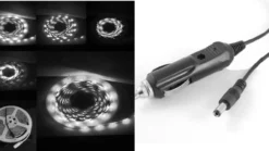 5M Flag Pole Pre-Set Digital Led Dream Lights Strip -Klean Kanten Shop pole light 12v