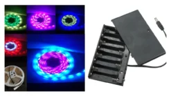 5M Flag Pole Pre-Set Digital Led Dream Lights Strip -Klean Kanten Shop pole light battery